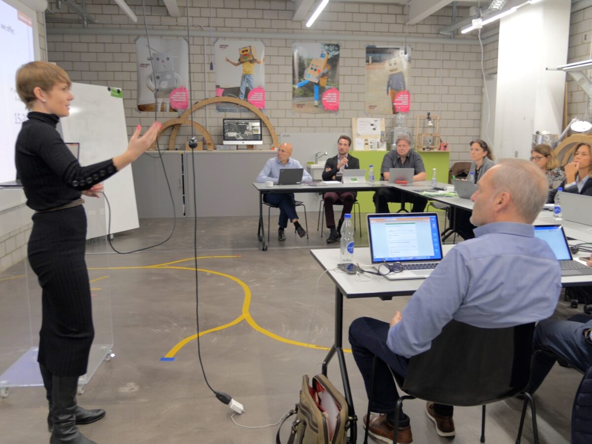 Pitch vor dem Expertenkomitee